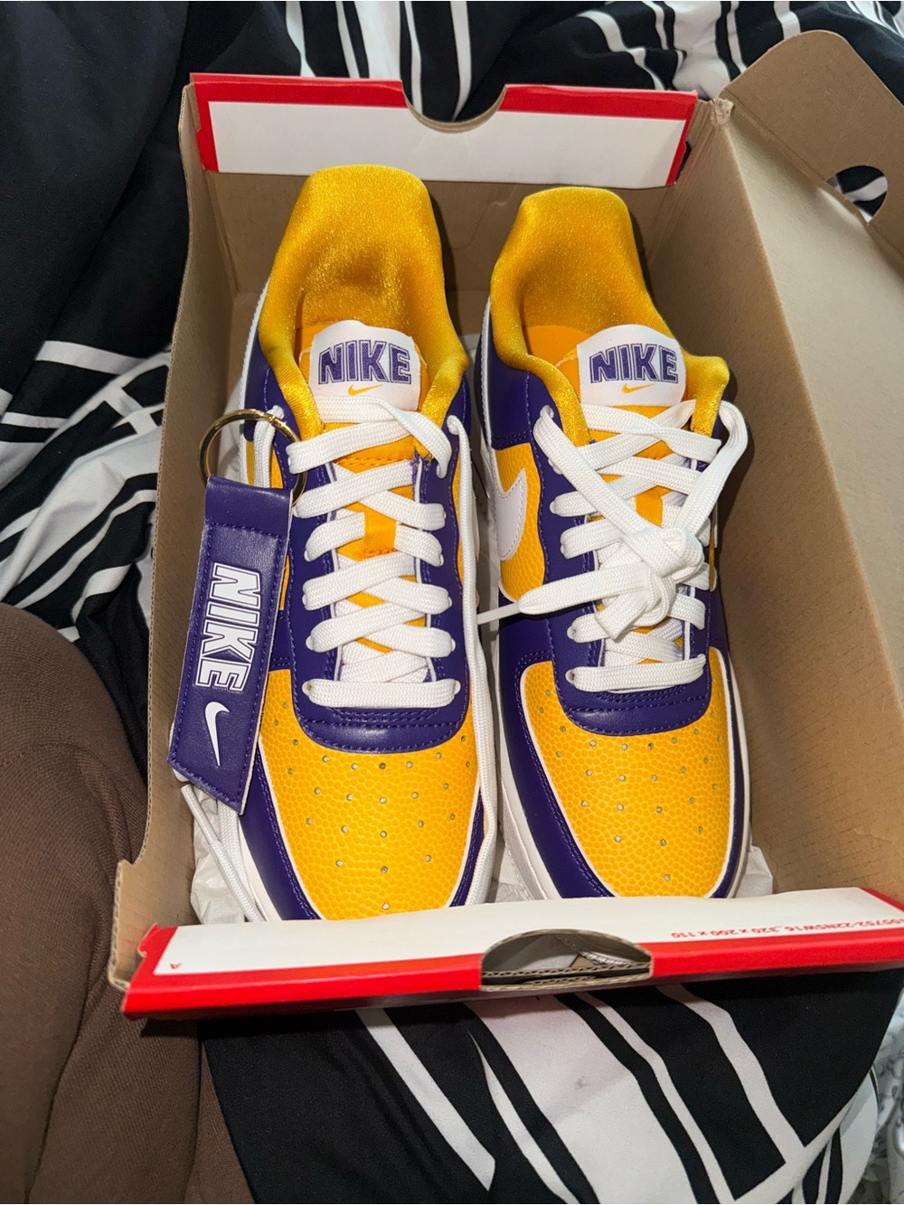 Brand New Nike Purple & Gold 1’s